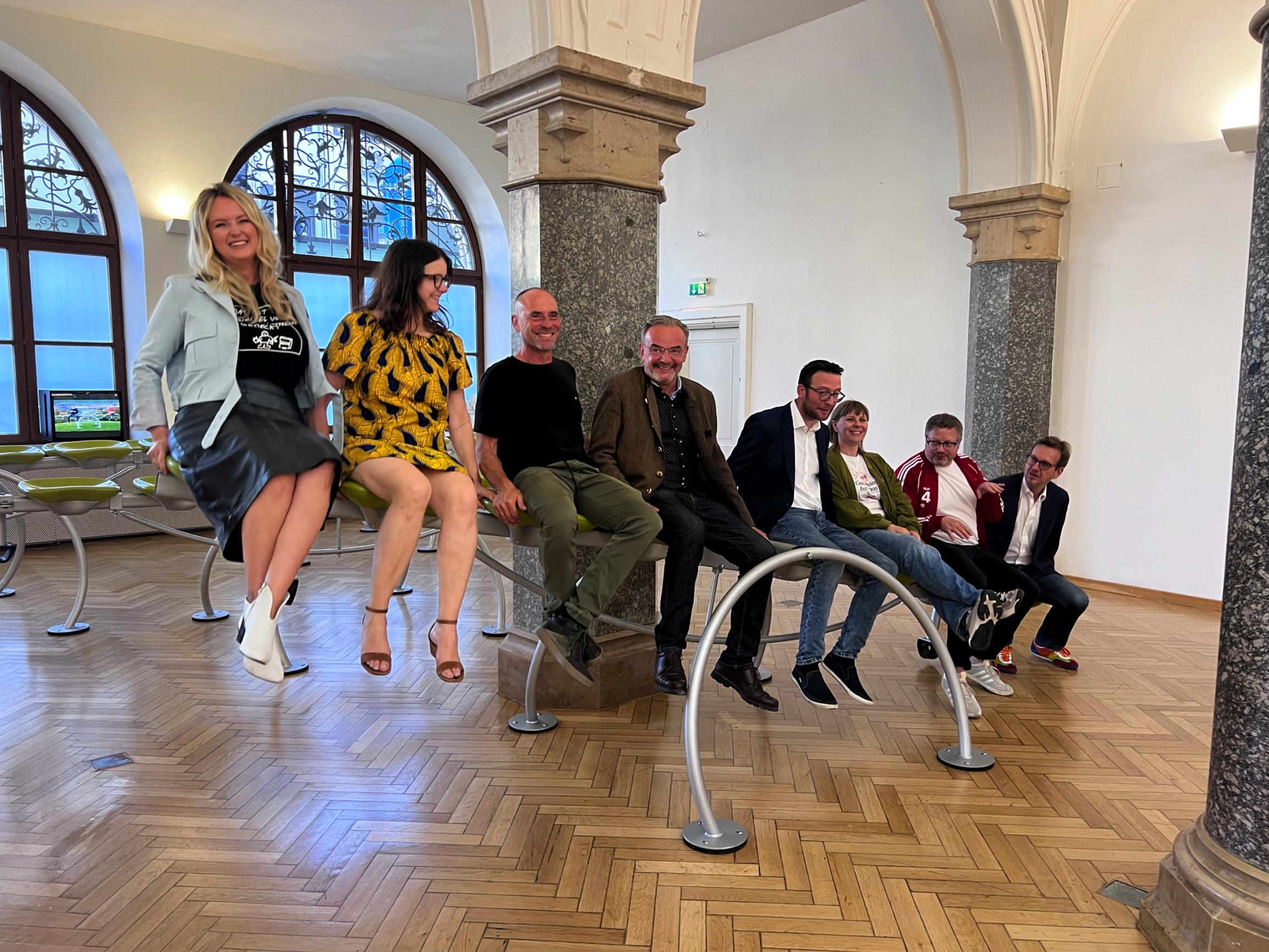 Rathaus Galerie München Empfangshalle Speisung 10 Lara Hansen